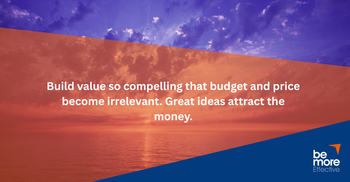 Blog - Sorry there is no budget said the prospect