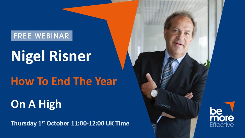 Webinars - How to end the year on a high 