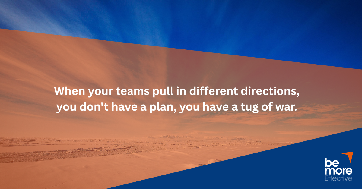 Blog - Non-aligned priorities across an organisation can kill any initiative