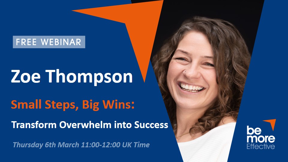 The Anxious Salesman's Guide to Success - Free Webinar with Zoe Thompson