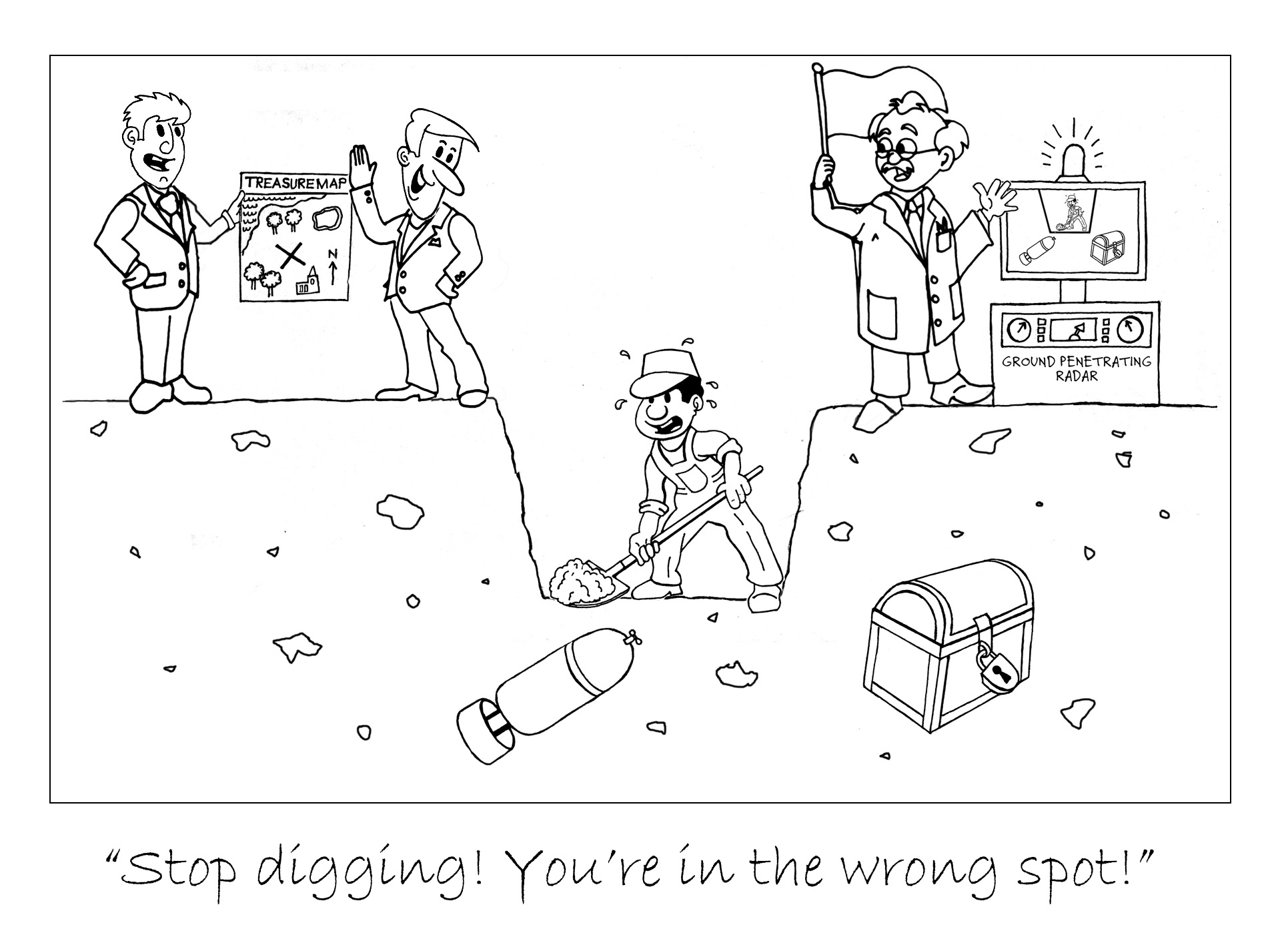 Digging in the wrong place
